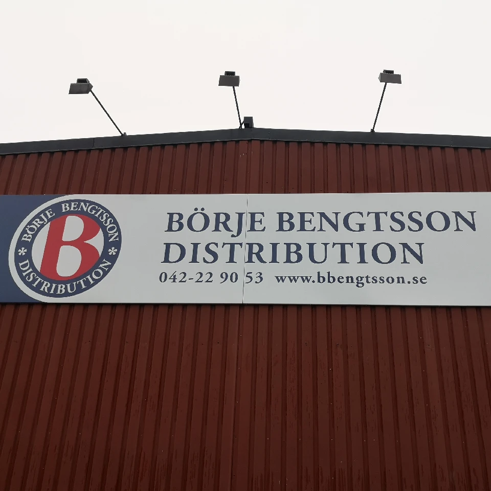 Börje Bengtsson Distribution skylt